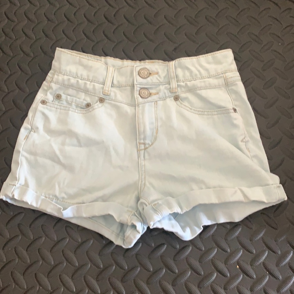 Light Wash Jean Shorts